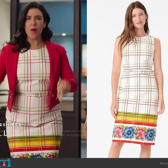 ⭐️NWT J. Crew Belted Bi Stretch Sheath Dress⭐️ - Picture 3 of 7